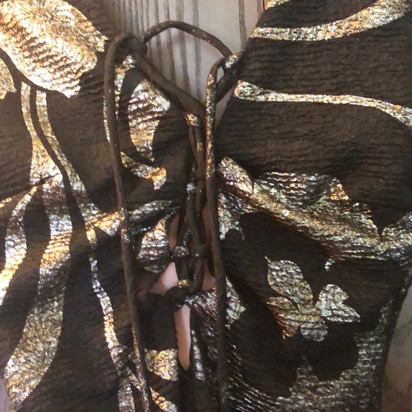 DONATED Windsor metallic print lace dress - Picture 5 of 7